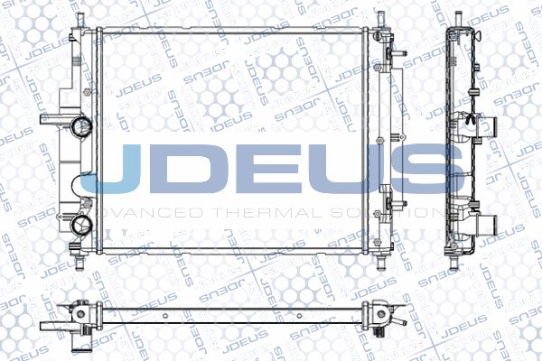 JDEUS Радиатор, охлаждение двигателя RA0110790