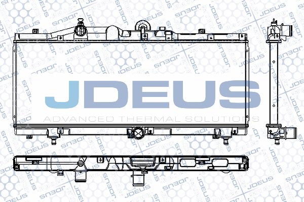 JDEUS Радиатор, охлаждение двигателя RA0110900