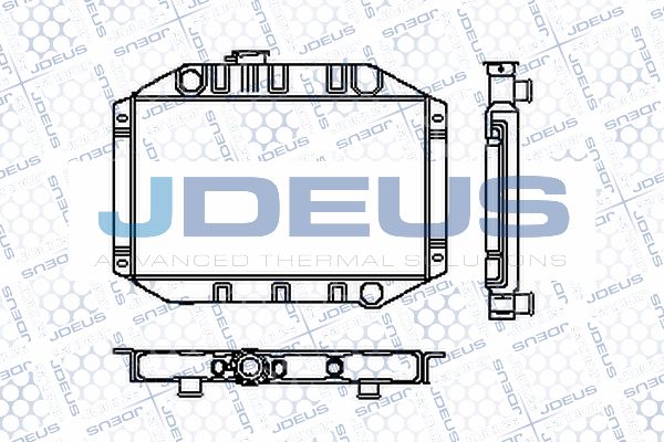 JDEUS Radiaator,mootorijahutus RA0120020