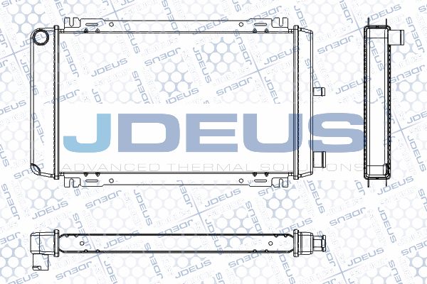 JDEUS Radiaator,mootorijahutus RA0120051