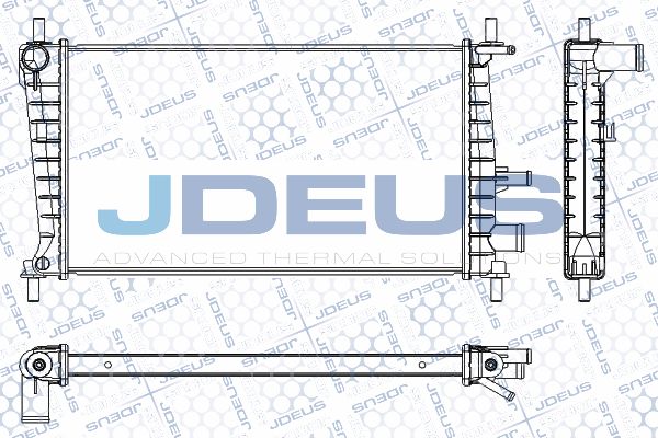 JDEUS Радиатор, охлаждение двигателя RA0120941