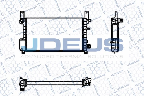 JDEUS Radiaator,mootorijahutus RA0120950