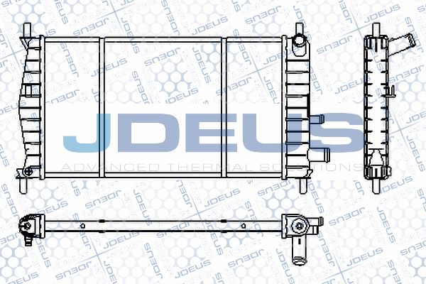 JDEUS Radiaator,mootorijahutus RA0120960