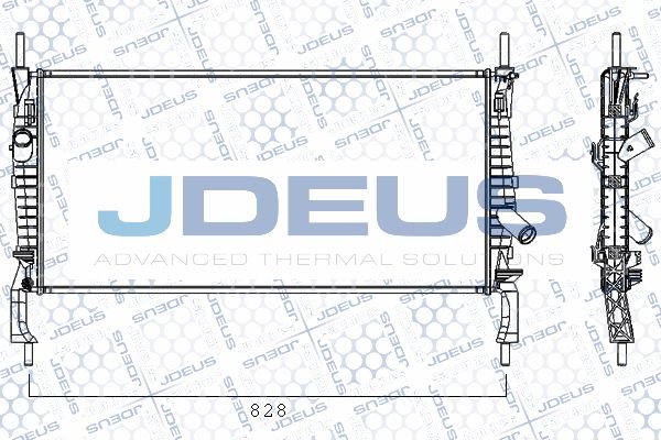 JDEUS Radiaator,mootorijahutus RA0121170