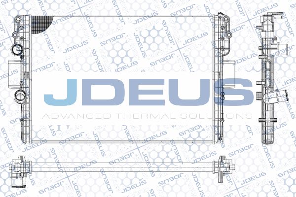 JDEUS Radiaator,mootorijahutus RA0140070