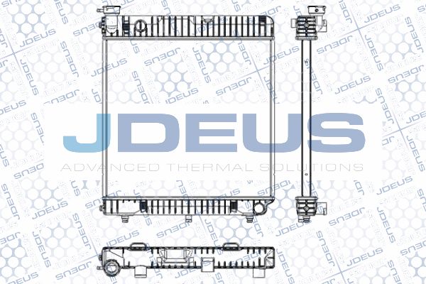 JDEUS Радиатор, охлаждение двигателя RA0170021