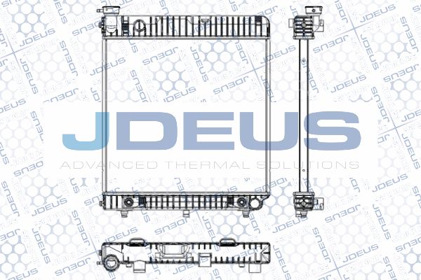 JDEUS Радиатор, охлаждение двигателя RA0170031