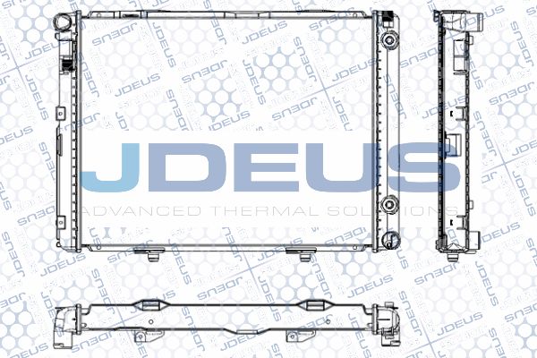 JDEUS Радиатор, охлаждение двигателя RA0170110