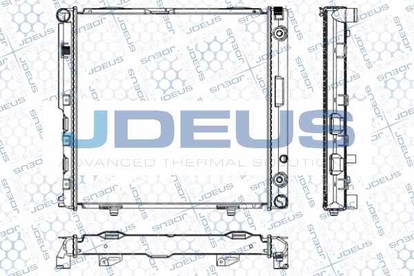 JDEUS Радиатор, охлаждение двигателя RA0170330