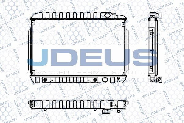 JDEUS Радиатор, охлаждение двигателя RA0170450