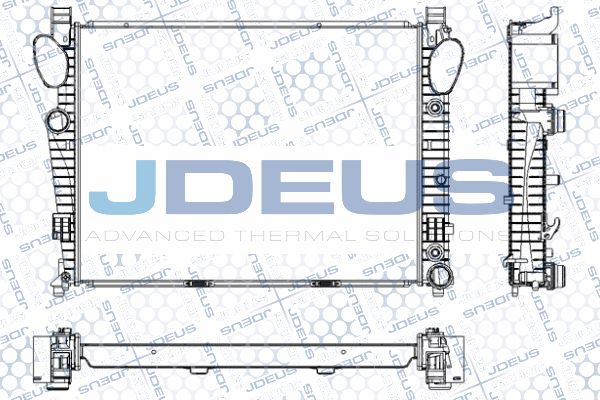 JDEUS Радиатор, охлаждение двигателя RA0170680