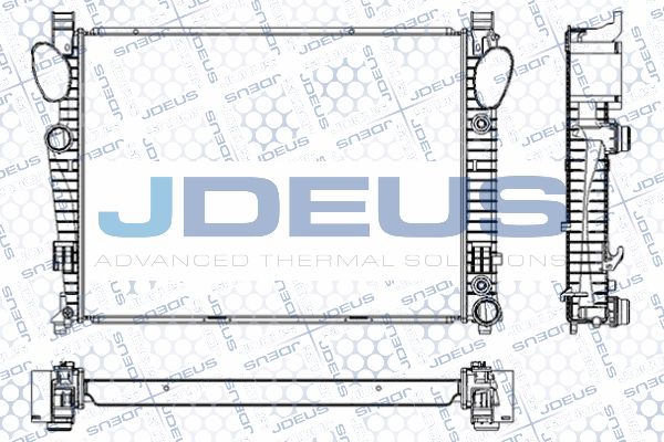 JDEUS Radiaator,mootorijahutus RA0170710