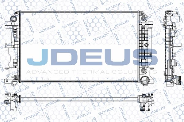 JDEUS Radiaator,mootorijahutus RA0170890