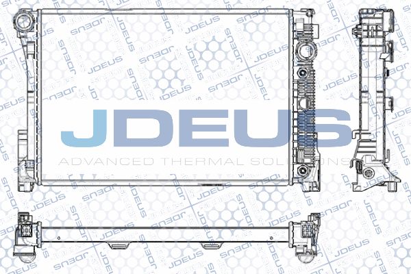 JDEUS Радиатор, охлаждение двигателя RA0171010
