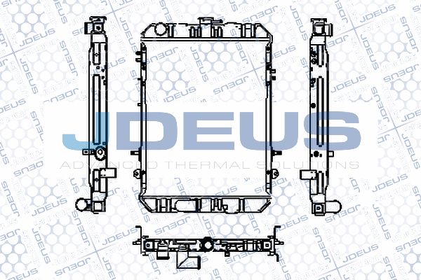 JDEUS Radiaator,mootorijahutus RA0180100