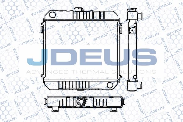 JDEUS Radiaator,mootorijahutus RA0200210