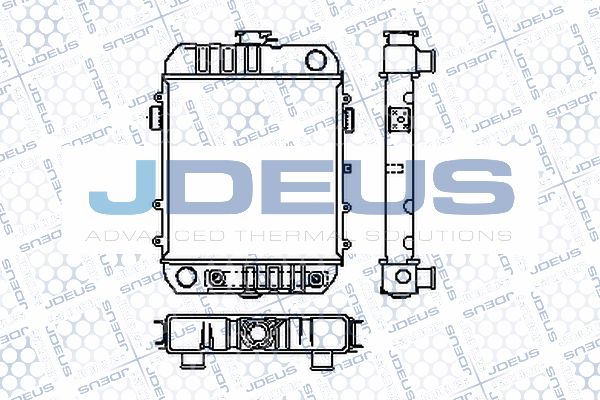 JDEUS Radiaator,mootorijahutus RA0200280