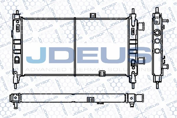 JDEUS Radiaator,mootorijahutus RA0200390