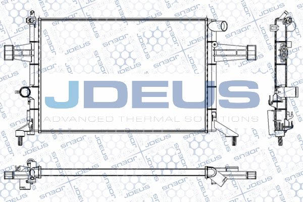 JDEUS Radiaator,mootorijahutus RA0200760