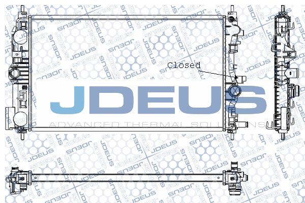 JDEUS Radiaator,mootorijahutus RA0201030