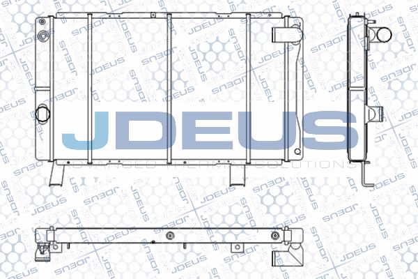 JDEUS Radiaator,mootorijahutus RA0210230