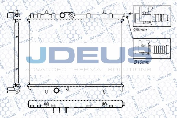 JDEUS Radiaator,mootorijahutus RA0210321