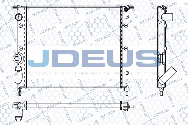 JDEUS Radiaator,mootorijahutus RA0230231