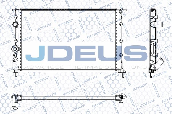 JDEUS Радиатор, охлаждение двигателя RA0230620