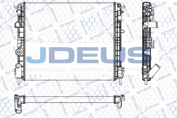 JDEUS Радиатор, охлаждение двигателя RA0230660