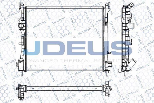 JDEUS Радиатор, охлаждение двигателя RA0230840