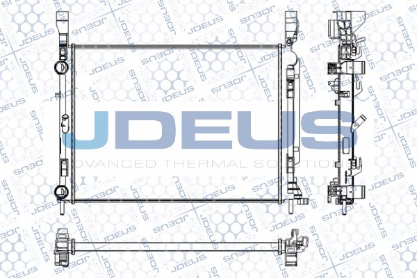 JDEUS Radiaator,mootorijahutus RA0231080