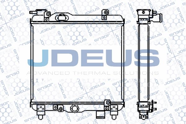 JDEUS Радиатор, охлаждение двигателя RA0250030