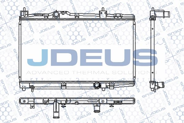 JDEUS Радиатор, охлаждение двигателя RA0280160