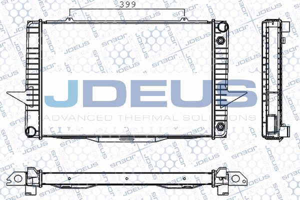 JDEUS Радиатор, охлаждение двигателя RA0310470