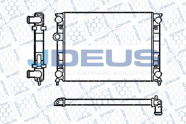 JDEUS Radiaator,mootorijahutus RA0390020