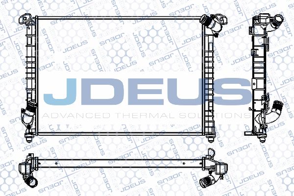 JDEUS Радиатор, охлаждение двигателя RA0700020