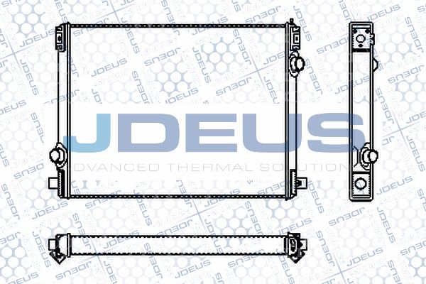 JDEUS Радиатор, охлаждение двигателя RA1310000