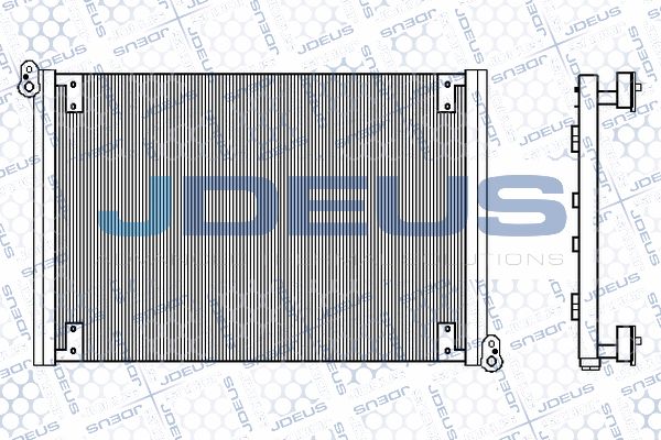 JDEUS Конденсатор, кондиционер RA7110631