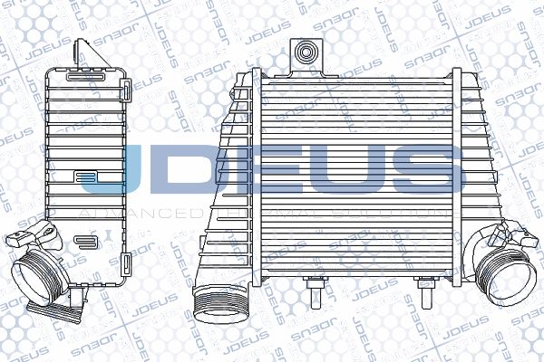 JDEUS Интеркулер RA8010492