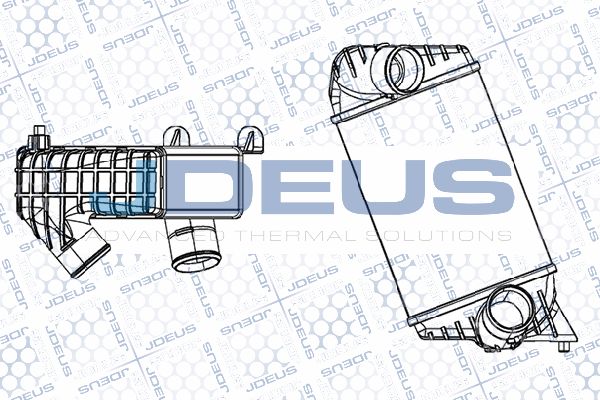 JDEUS Kompressoriõhu radiaator RA8110860