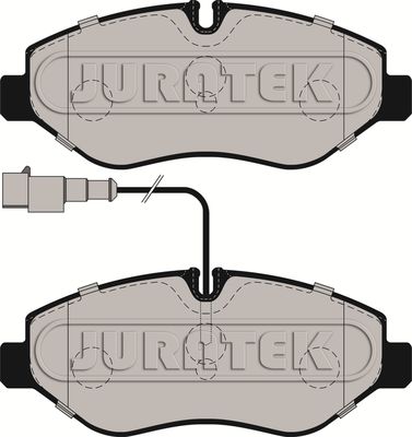 JURATEK Комплект тормозных колодок, дисковый тормоз JCP019