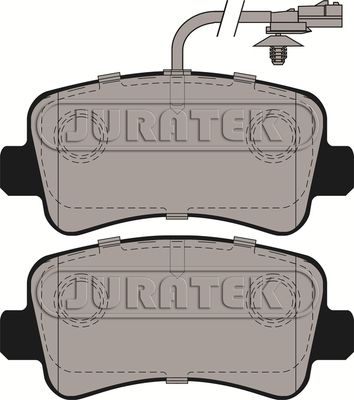 JURATEK Piduriklotsi komplekt,ketaspidur JCP074