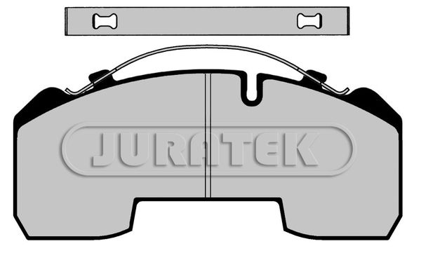 JURATEK Piduriklotsi komplekt,ketaspidur JCP1001