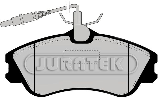 JURATEK Комплект тормозных колодок, дисковый тормоз JCP1112