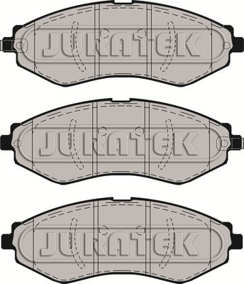 JURATEK Комплект тормозных колодок, дисковый тормоз JCP1116