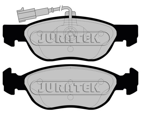 JURATEK Комплект тормозных колодок, дисковый тормоз JCP1137