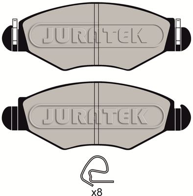 JURATEK Комплект тормозных колодок, дисковый тормоз JCP1378