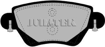 JURATEK Комплект тормозных колодок, дисковый тормоз JCP1416
