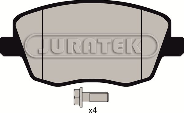 JURATEK Комплект тормозных колодок, дисковый тормоз JCP1419