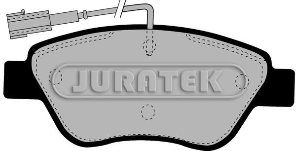 JURATEK Комплект тормозных колодок, дисковый тормоз JCP1466